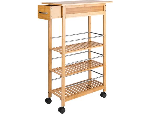 Bamboo Kitchen Trolley