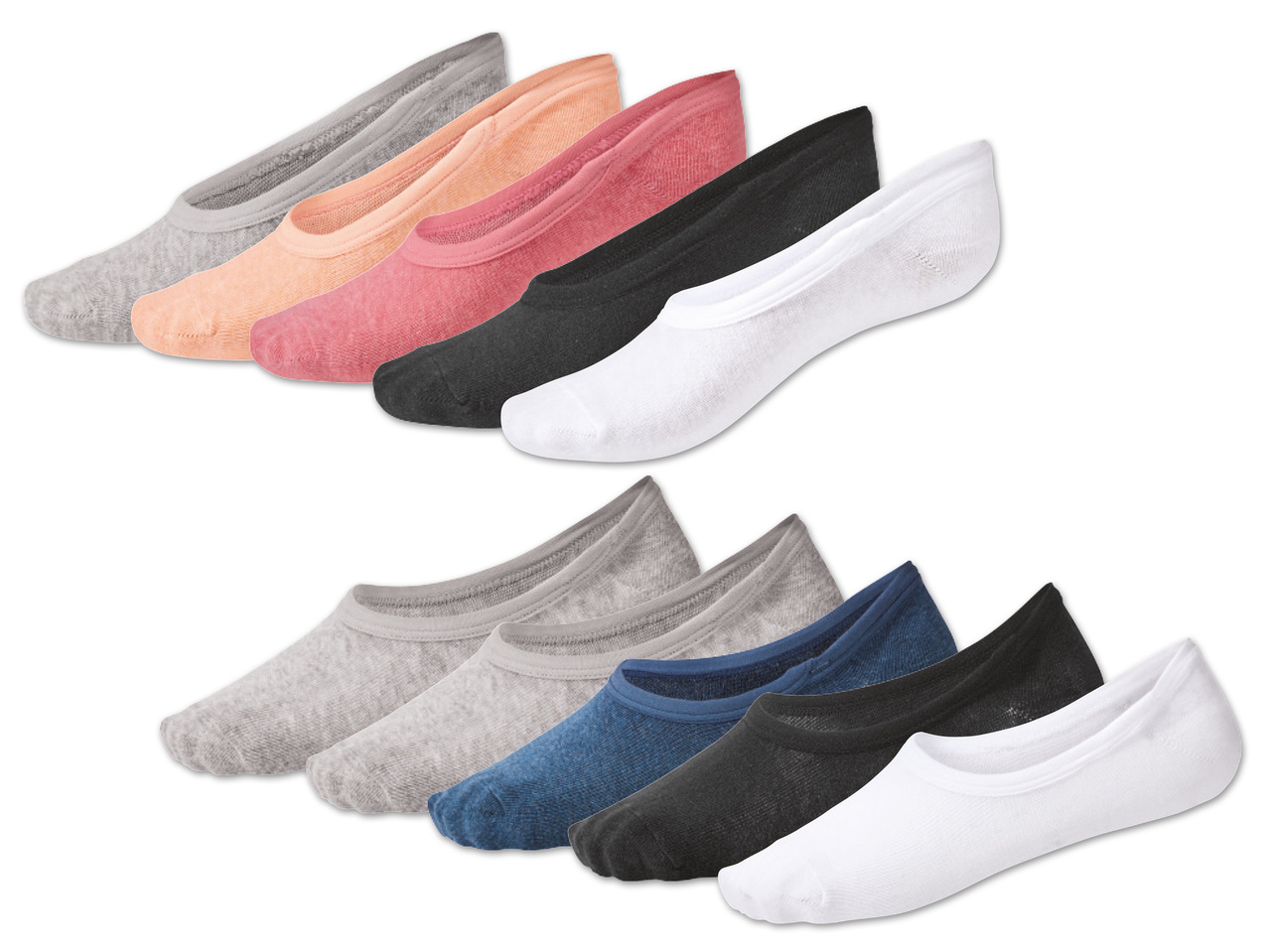 ESMARA(R)/LIVERGY(R) Damen/Herren Baumwollfüßlinge, 5 Paar1