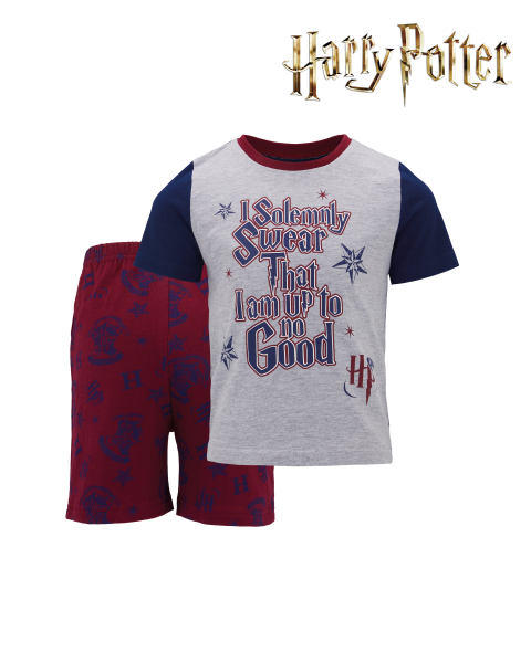 Burgundy Harry Potter Shorty PJ
