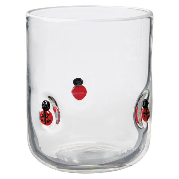 Crofton Icon Drinking Glass - Lady Bug
