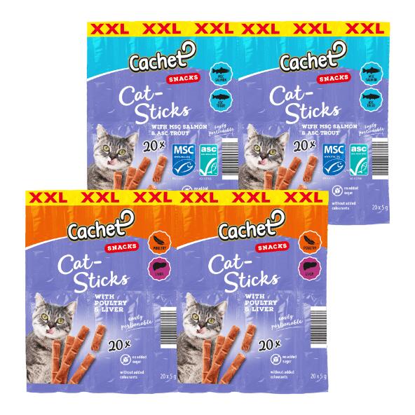 CACHET(R) 				Kausticks für Katzen XXL