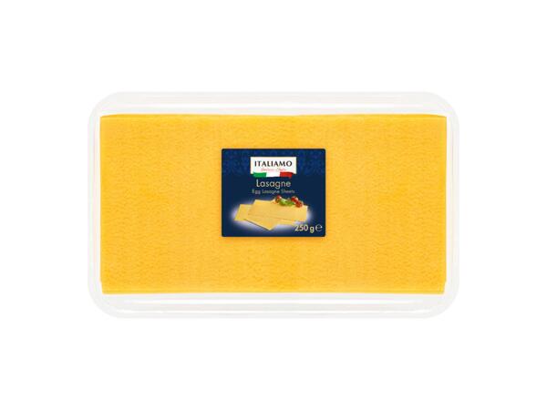 Färska lasagneplattor