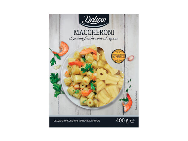 Maccheroni with steamed potatoes