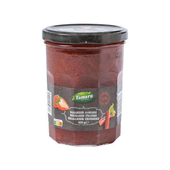 TAMARA 				Confiture rhubarbe-fraise