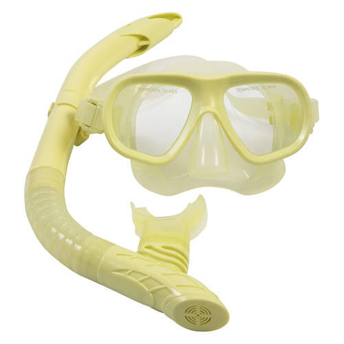Snorkel & Diving Set - Yellow, L