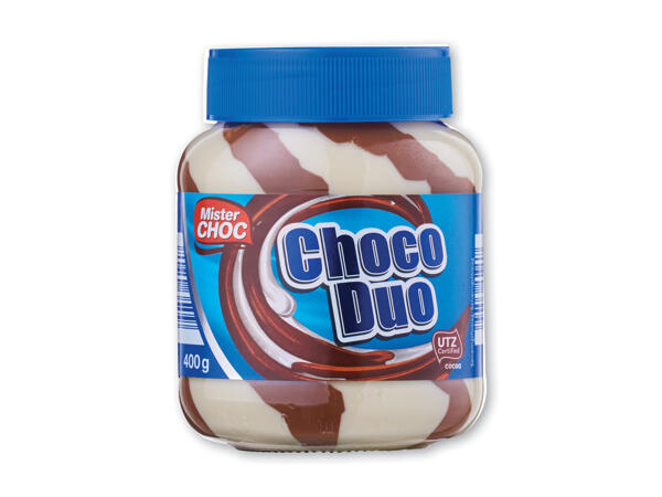 Nøddenougatcreme eller chokoladecreme duo