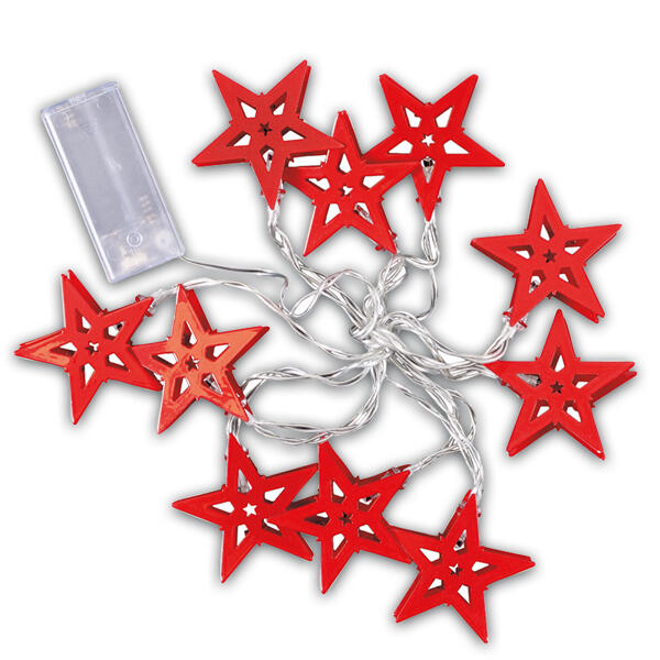 Lichterkette mit Ornamenten