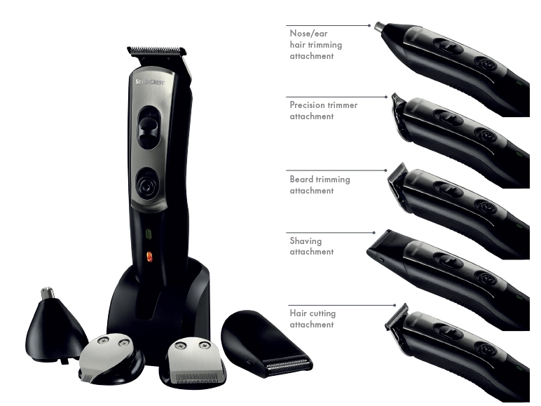 SILVERCREST PERSONAL CARE 5 in 1 Hair & Beard Trimmer