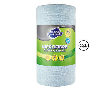 Microfibre Cloths on Roll 75pk