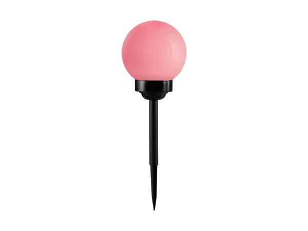 LED-kuglelampe med solceller