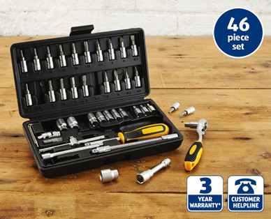 46 Piece Socket Bit Set