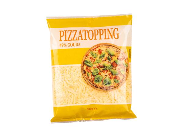 Riven pizzaost