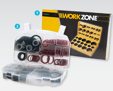 WORKZONE(R) O-Dichtring-/Dichtungs-Sortiment