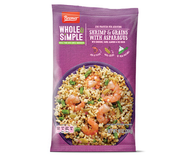 Bremer Whole & Simple Shrimp & Grains Single Serve Meals