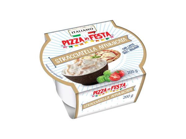 Smoked stracciatella