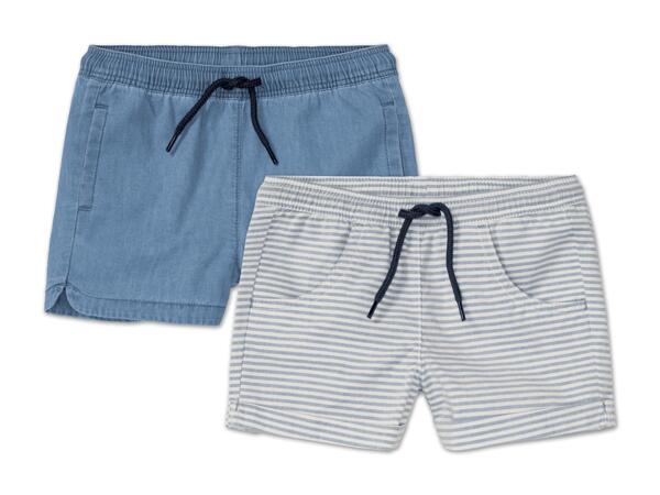 Kleinkinder Shorts, 2 Stück