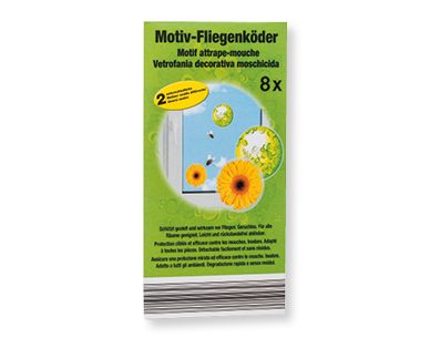 Appâts anti-mouches avec motifs
