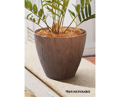 Timber-Look Planter