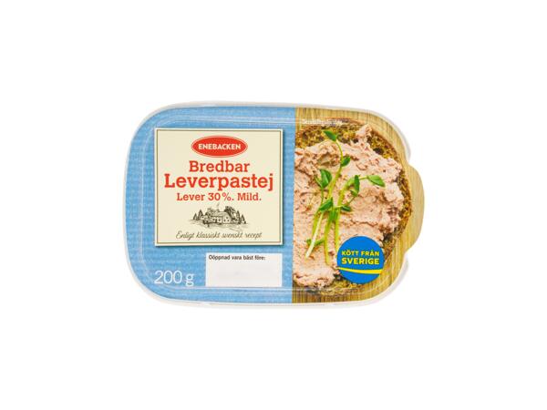 Leverpastej, bredbar