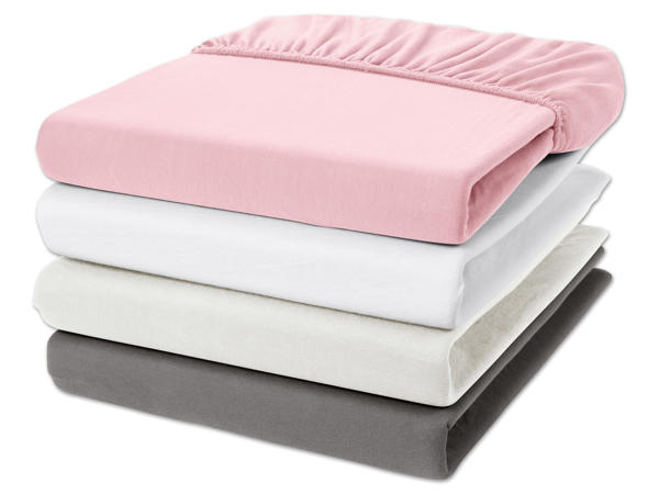 MERADISO(R)PURE COLLECTION Jersey-Spannleintuch, ca. 180-200 x 200 cm