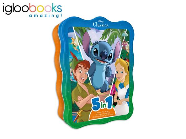 Igloo Books Happiest Tins: 5-in-1 Activity Tin Disney Classics