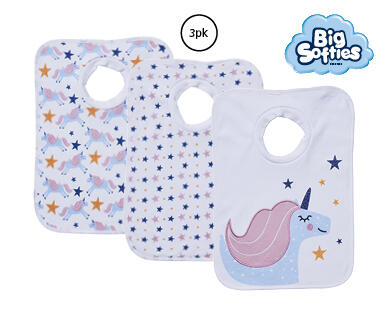 Big Softies Infant Popover Bibs 3pk