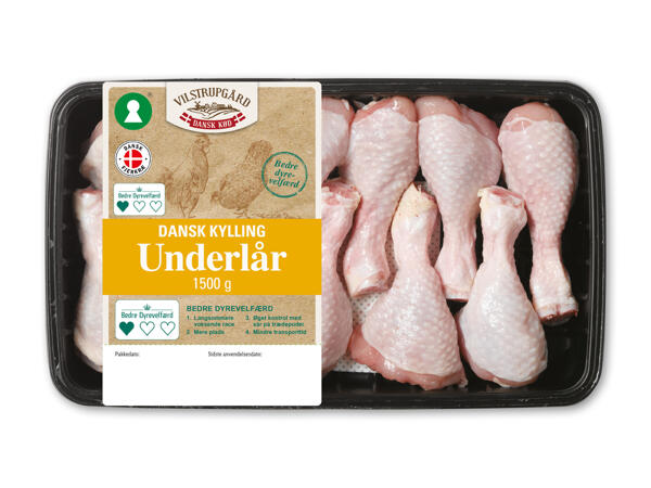 Danske kyllingeunderlår