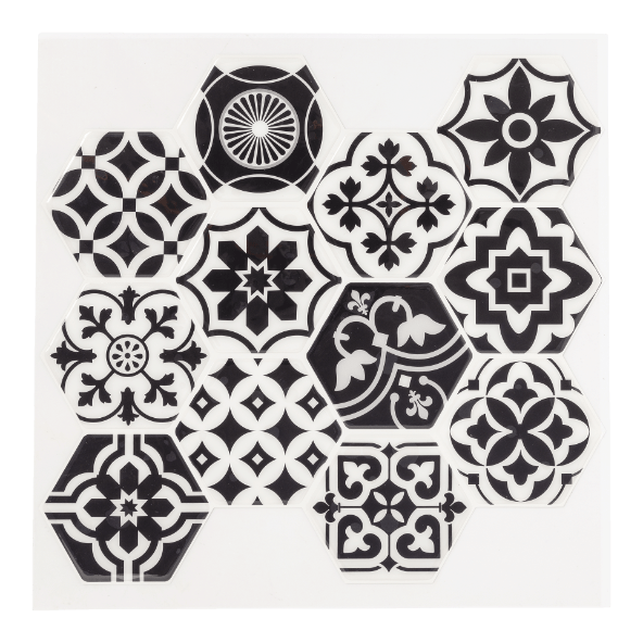 HOME CREATION(R) 				Stickers muraux à motif de carrelage, 5 pcs