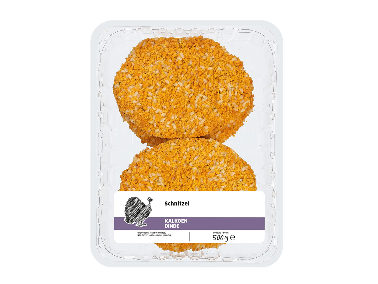 Gepaneerde kalkoenschnitzels