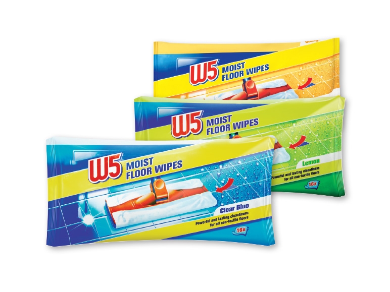 W5 Moist Floor Wipes