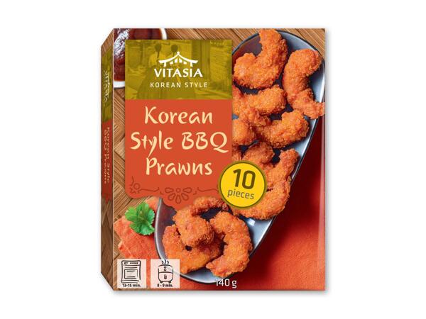 Koreansk-inspirerede BBQ-rejer
