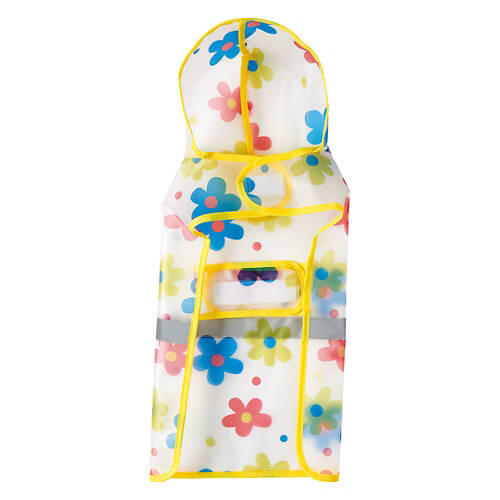 Pet Rain Jacket - Floral, M