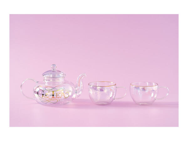 Gin Teapot & Tea Cups Gift Set