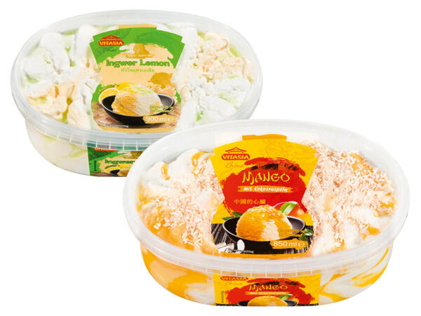 Gestrudeltes Eis