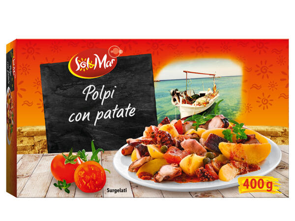Octopus with potatoes