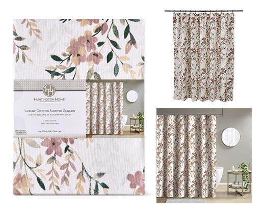 Huntington Home 
 Luxury Cotton Shower Curtain