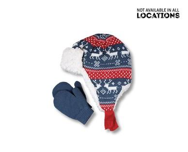 Lily & Dan Children's Winter Hat and Glove Set