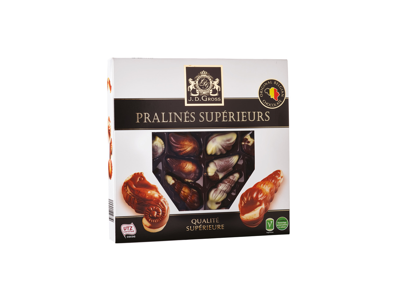 J.D. GROSS Fyldt belgisk chokolade