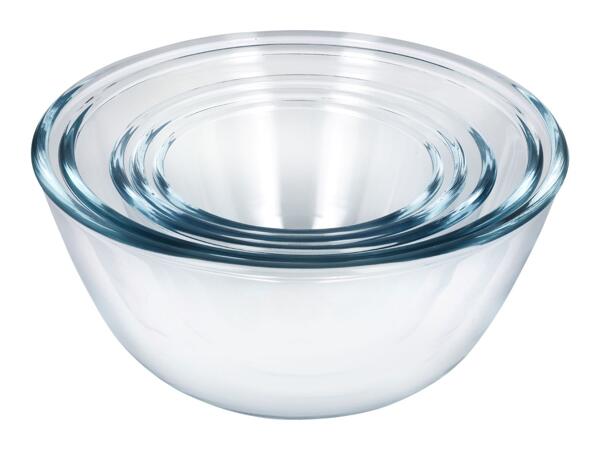 Silvercrest Grey Glass Bowl Set - 5 Pieces