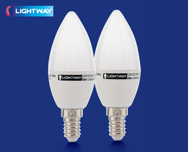 LIGHTWAY LED-Leuchtmittel, Doppelpkg.