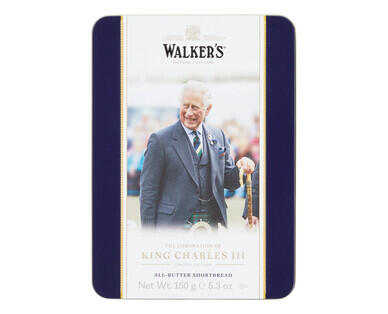 Walker's King Charles III Coronation Tin 150g