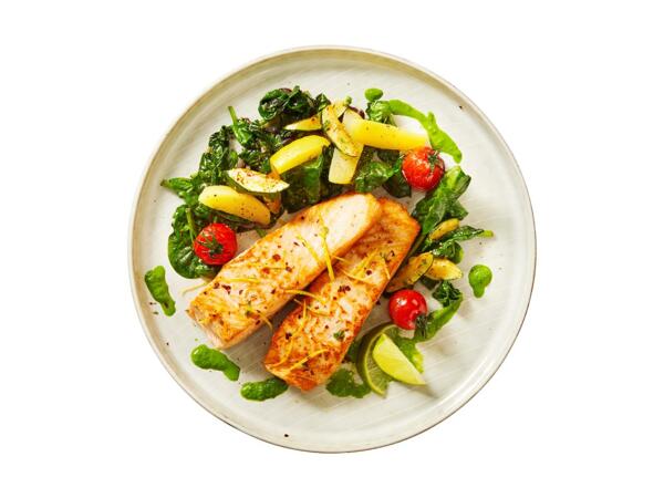 2 Salmon Darnes with Sweet Chilli