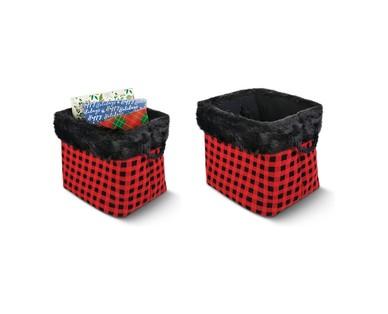 Huntington Home Faux Fur Baskets
