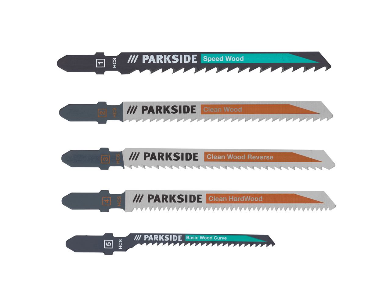 Parkside Jigsaw Blade Set1