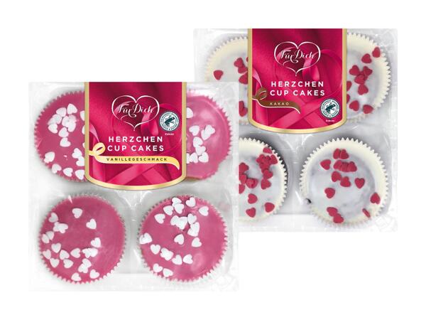 Herzchen Cup Cakes