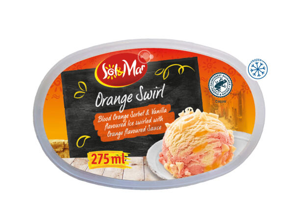 Sol & Mar Swirled Ice Cream Sorbet