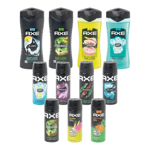 AXE(R) 				Duschgel oder Deodorant