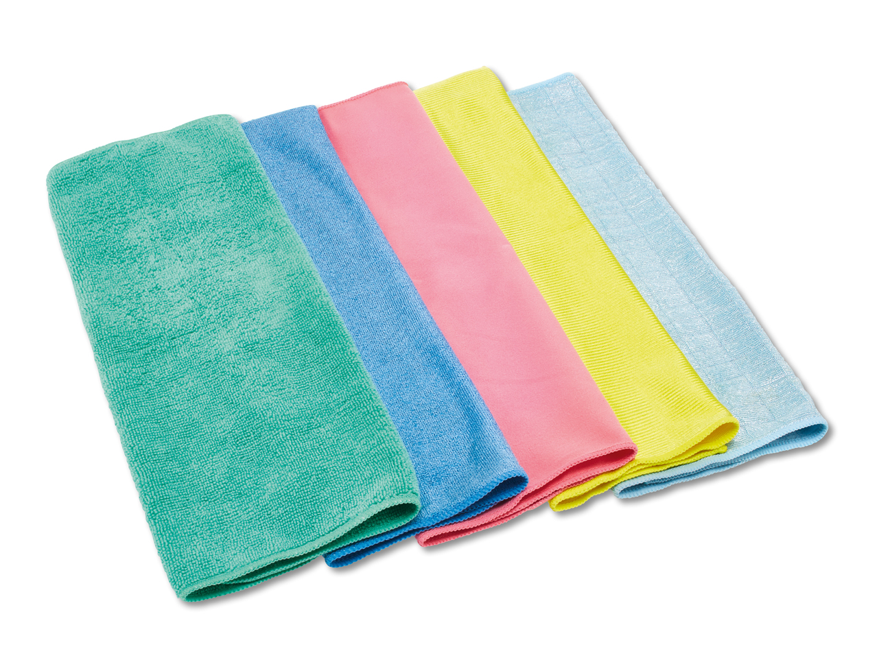 Chiffons en microfibre, lot de 5
