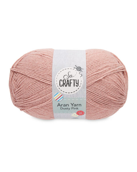 Aran Yarn Dusty Pink