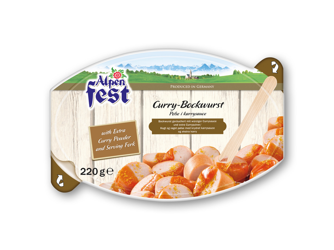 Karrypølsesnack